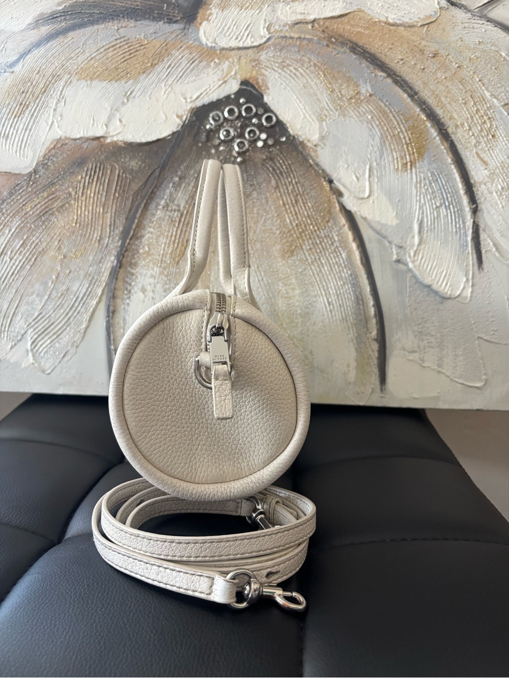 Marc Jacobs Small Duffle Mini Satchel in Off White - Picture 3 of 14